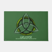 Triquetra (grün) fußmatte (Vorderseite)