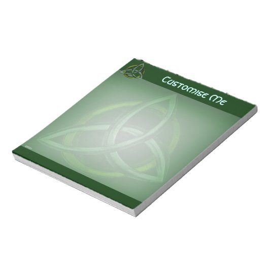 Triquetra (grün) notizblock (Rotiert)