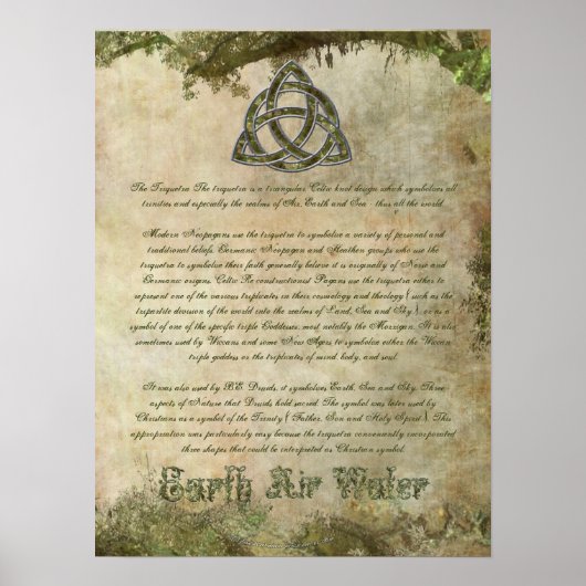Triquetra Informational Poster (Vorne)