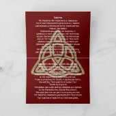 Triquetra Karte (Innenseite)