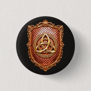 Triquetra Mystischer Heraldik Button