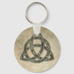 Triquetra Natur Schlüsselanhänger
