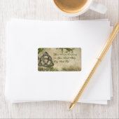 Triquetra Natural Adressaufkleber (Insitu)