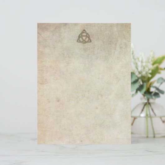 Triquetra Natural Briefbogen (Stehend Vorderseite)