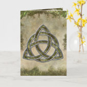 Triquetra Natural Karte (Gelbe Blume)