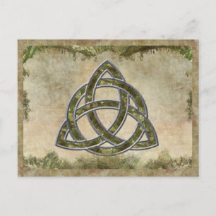 Triquetra Natural Postkarte