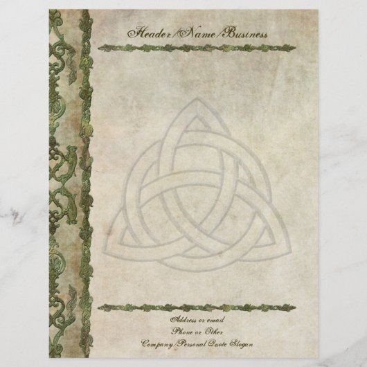 Triquetra natürlich briefkopf (Vorderseite)