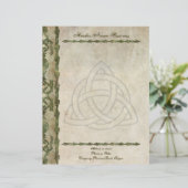 Triquetra natürlich briefkopf (Stehend Vorderseite)