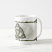 Triquetra natürlich kaffeetasse (VorderseiteRechts)
