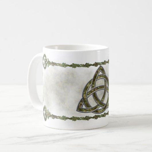 Triquetra natürlich kaffeetasse (Vorderseite Links)