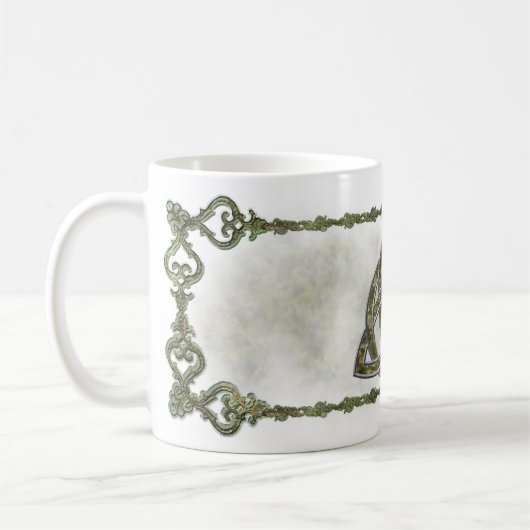 Triquetra natürlich kaffeetasse (Links)