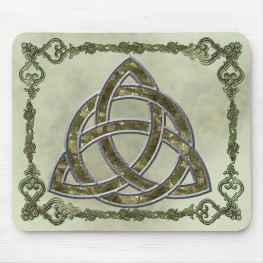 Triquetra natürlich mousepad (Vorne)