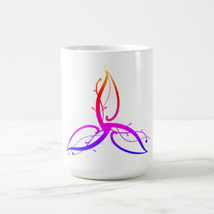 Triquetra Odin Nordische Wicca-Symbol-Aufkleber Kaffeetasse