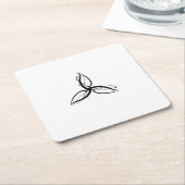 Triquetra Odin Norse Wicca Symbol Rechteckiger Pappuntersetzer (angewinkelt)