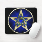 Triquetra Pentagram Mousepad (Mit Mouse)