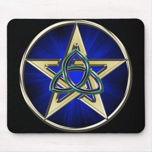 Triquetra Pentagram Mousepad (Vorne)