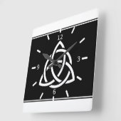 Triquetra Quadratische Wanduhr (Winkel)