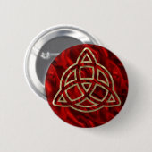 Triquetra Red Silk Button (Vorne & Hinten)