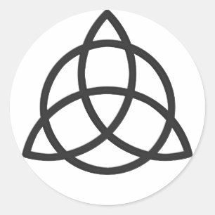 Triquetra Runder Aufkleber