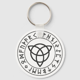 Triquetra Rune-Schild Schlüsselanhänger