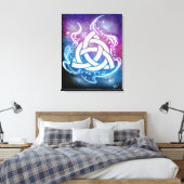 Triquetra sigil leinwanddruck (Insitu (Schlafzimmer))