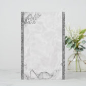 Triquetra Silver Bevel Briefpapier (Stehend Vorderseite)