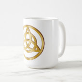 Triquetra symbol kaffeetasse (VorderseiteRechts)