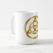Triquetra symbol kaffeetasse (Vorderseite Links)