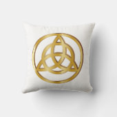 Triquetra-Symbol Kissen (Rückseite)