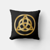 Triquetra-Symbol Kissen (Vorderseite)