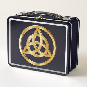 Triquetra-Symbol Metall Brotdose