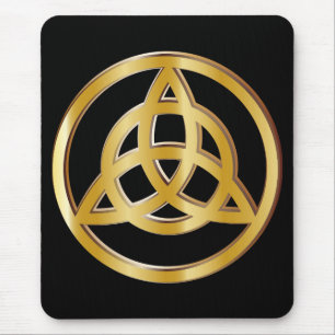 Triquetra-Symbol Mousepad