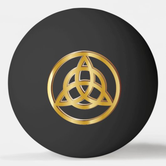 Triquetra-Symbol Tischtennisball (Vorderseite)