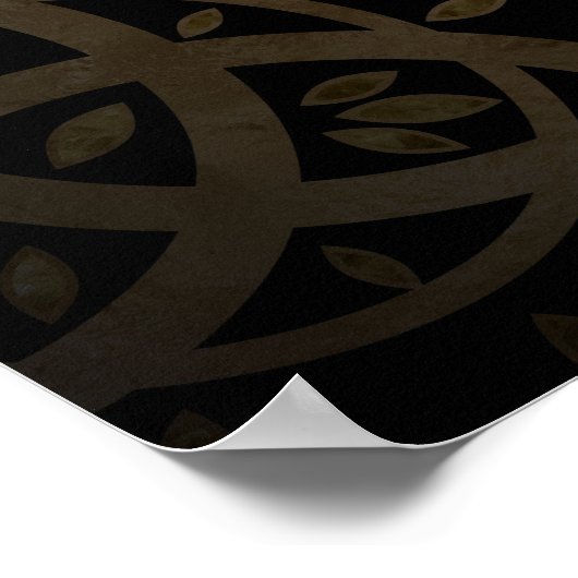 Triquetra Tree of life Poster (Ecke)