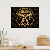 Triquetra Tree of life Poster (Küche)
