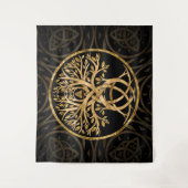 Triquetra Tree of life Wandteppich (Vorderseite)