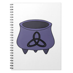 Triquetra Trinity Cauldron Notizblock