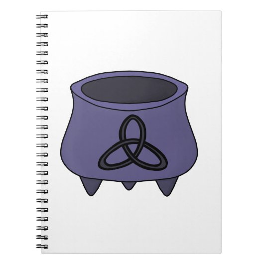 Triquetra Trinity Cauldron Notizblock (Vorderseite)