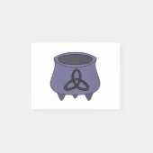 Triquetra Trinity Cauldron Post-it Klebezettel (Vorderseite)