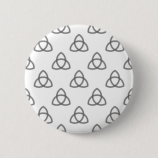 Triquetra Vesica Symbol Button (Vorderseite)