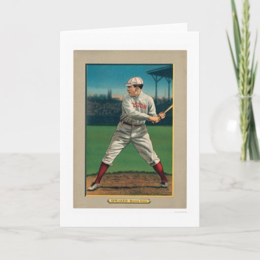 Tris Lautsprecher Red Sox Grosses Baseball 1911 Karte (Vorderseite)