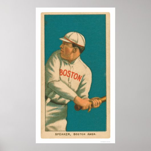 Tris Speaker Baseball 1911 Poster (Vorne)