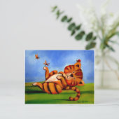 Trish Biddle Childrens Kitty 2 von 3 Postkarte (Stehend Vorderseite)