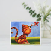Trish Biddle Childrens Kitty 3 von 3 Postkarte (Stehend Vorderseite)