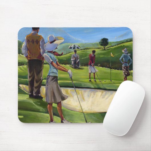 Trish Biddle - Damen-Golf Mousepad (Mit Mouse)