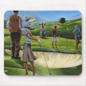 Trish Biddle - Damen-Golf Mousepad (Vorne)