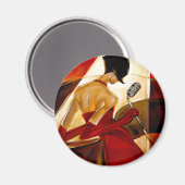 Trish Biddle Fieber Magnet (Vorderseite/Rückseite)