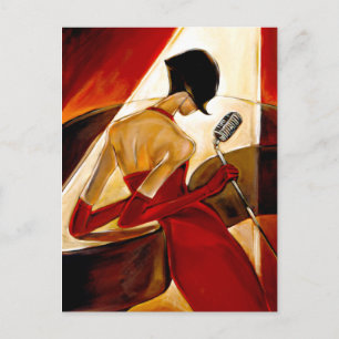 Trish Biddle Fieber Postkarte