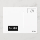 Trish Biddle - Ladys Golf Postkarte (Rückseite)