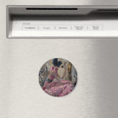 Trish Biddle Powder Pink Vanity Magnet (In Situ (Geschirrspüler))